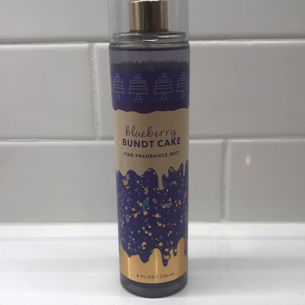 NWT! SUPER RARE! BBW Blueberry Bundt Cake Fine Fragrance Mist